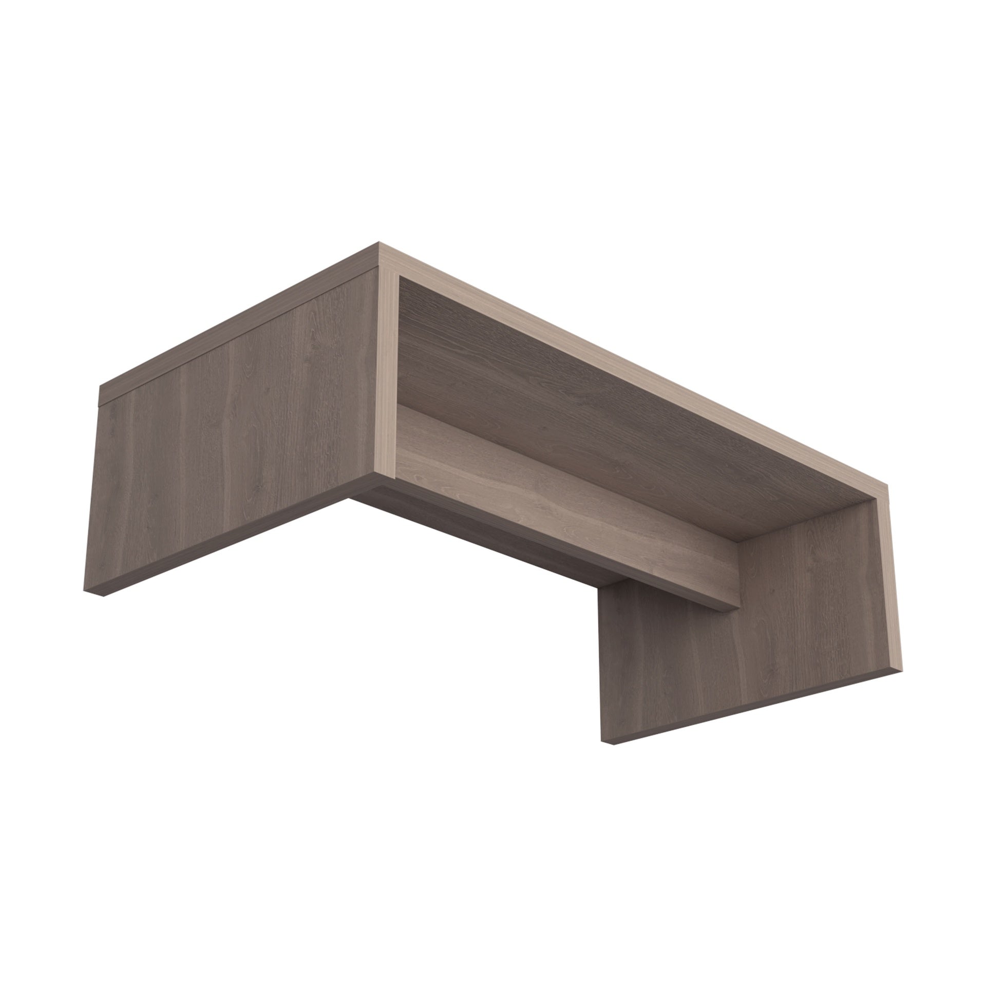 Sells monitor stand in melamine and particule board,white oak
