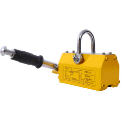 Permanent Magnetic Lifting with Release, 440 lbs/200kg Heavy Duty Magnet, 2.5 Safety Factor, Neodymium & Steel for Hoist, Shop Crane, Block, Board Lifting Plate Steel