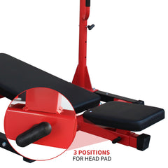 Vertical Leg Press Machine with Adjustable Leg, Back and Head Positions, Leg Strength Training Machine for Home Gym, 2" Olympic Plate Compatible
