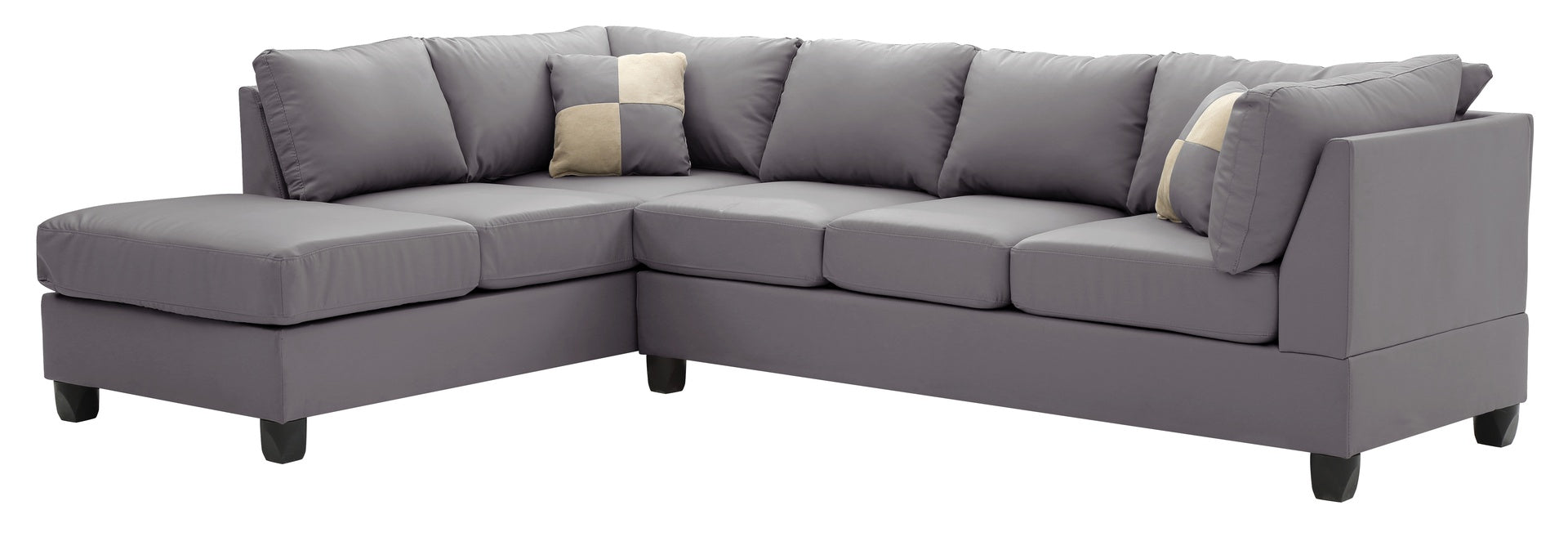 Malone G642B-SC Sectional ( 3 Boxes) , GRAY