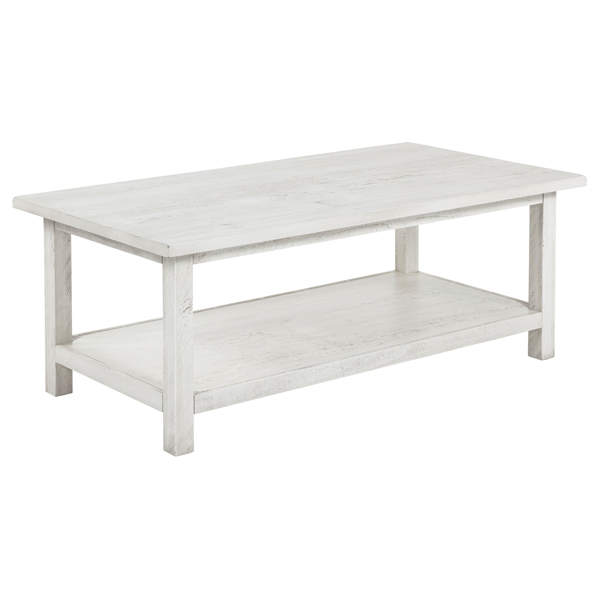 Castleton White 2-piece Coffee and 1-drawer End Table Set