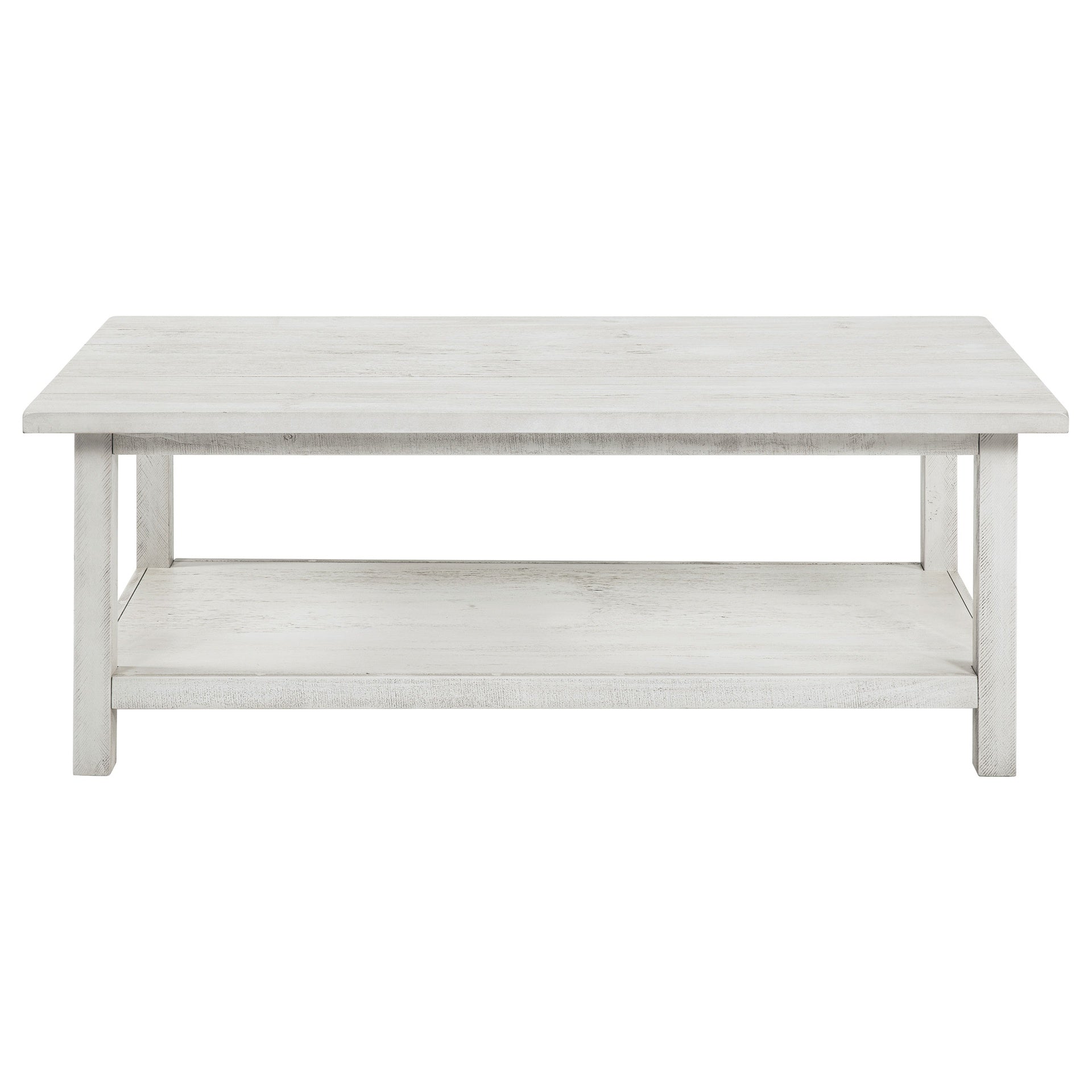 Castleton Distressed White 2-piece Coffee and End Table Set