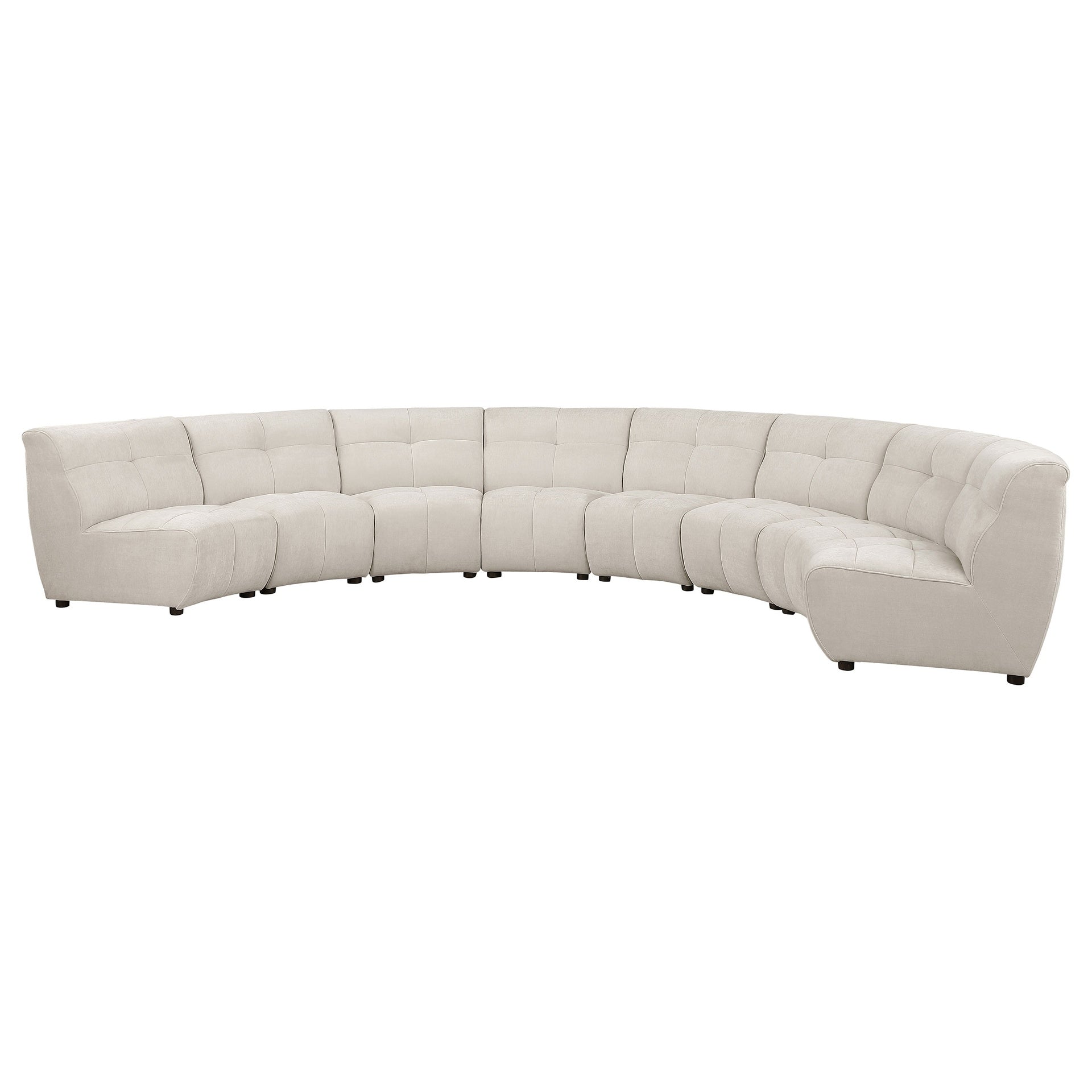 Sycamore Ivory 8-piece Upholstered Sectional Sofa
