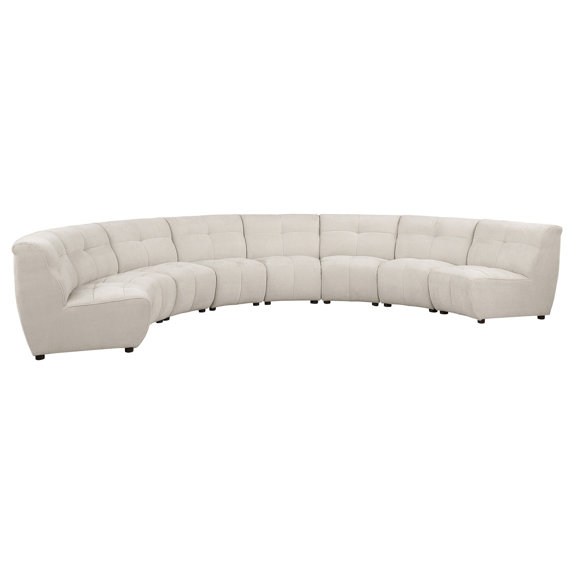 Sycamore Ivory 8-piece Upholstered Sectional Sofa