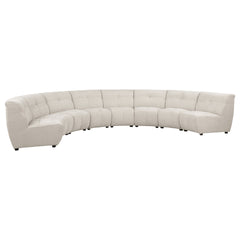 Sycamore Ivory 8-piece Upholstered Sectional Sofa