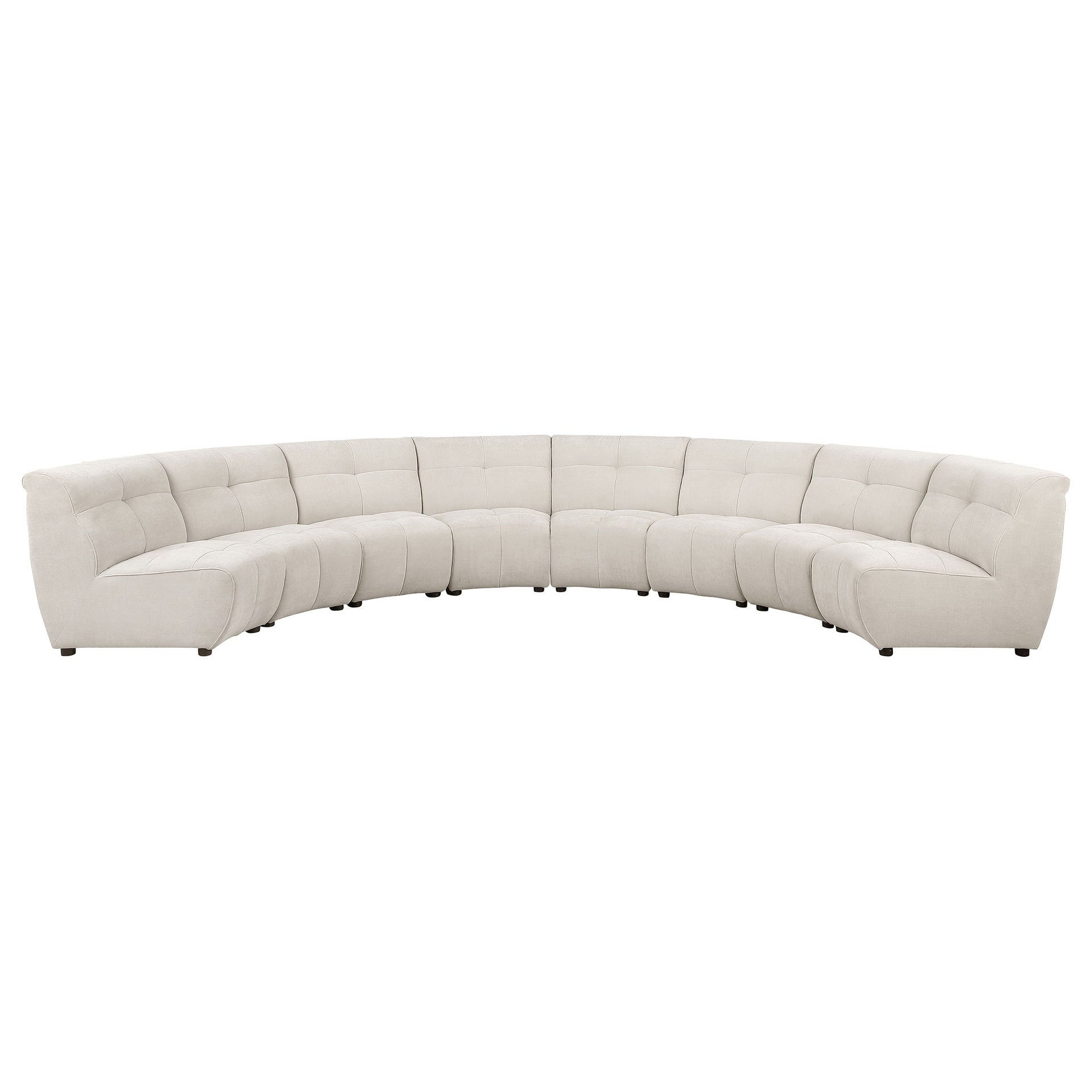Sycamore Ivory 8-piece Upholstered Sectional Sofa