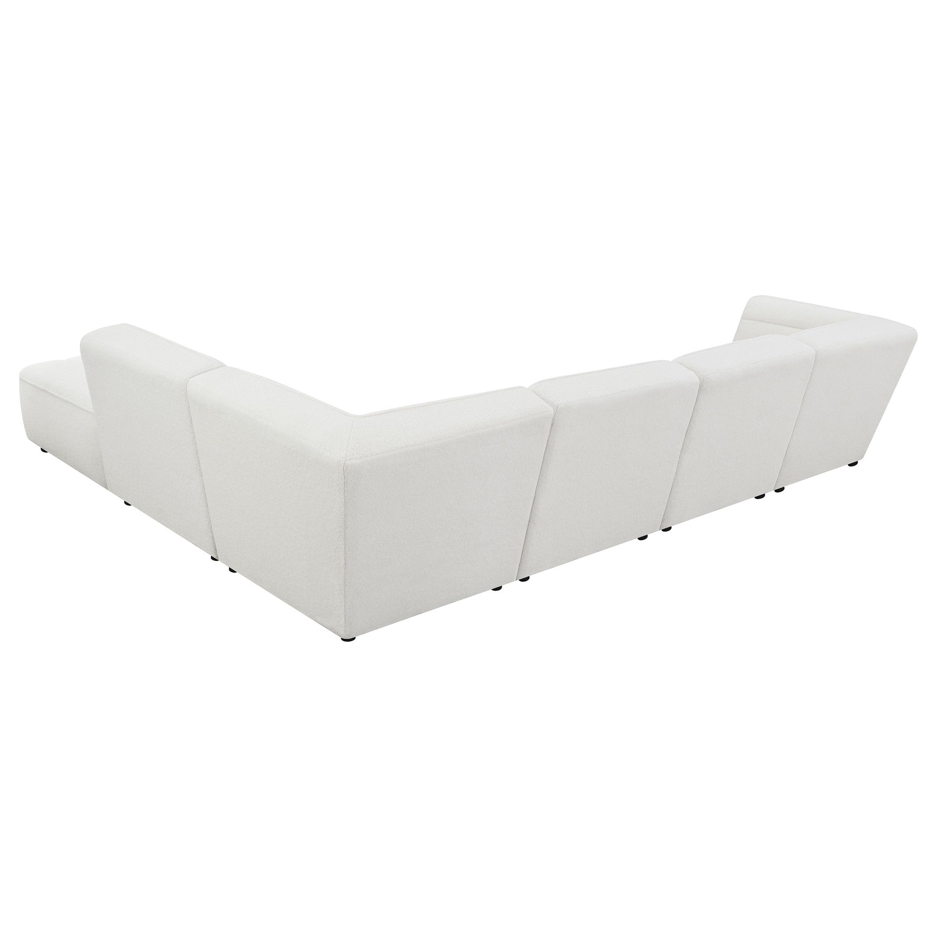 Nevve Natural 6-piece Upholstered Tufted Sectional