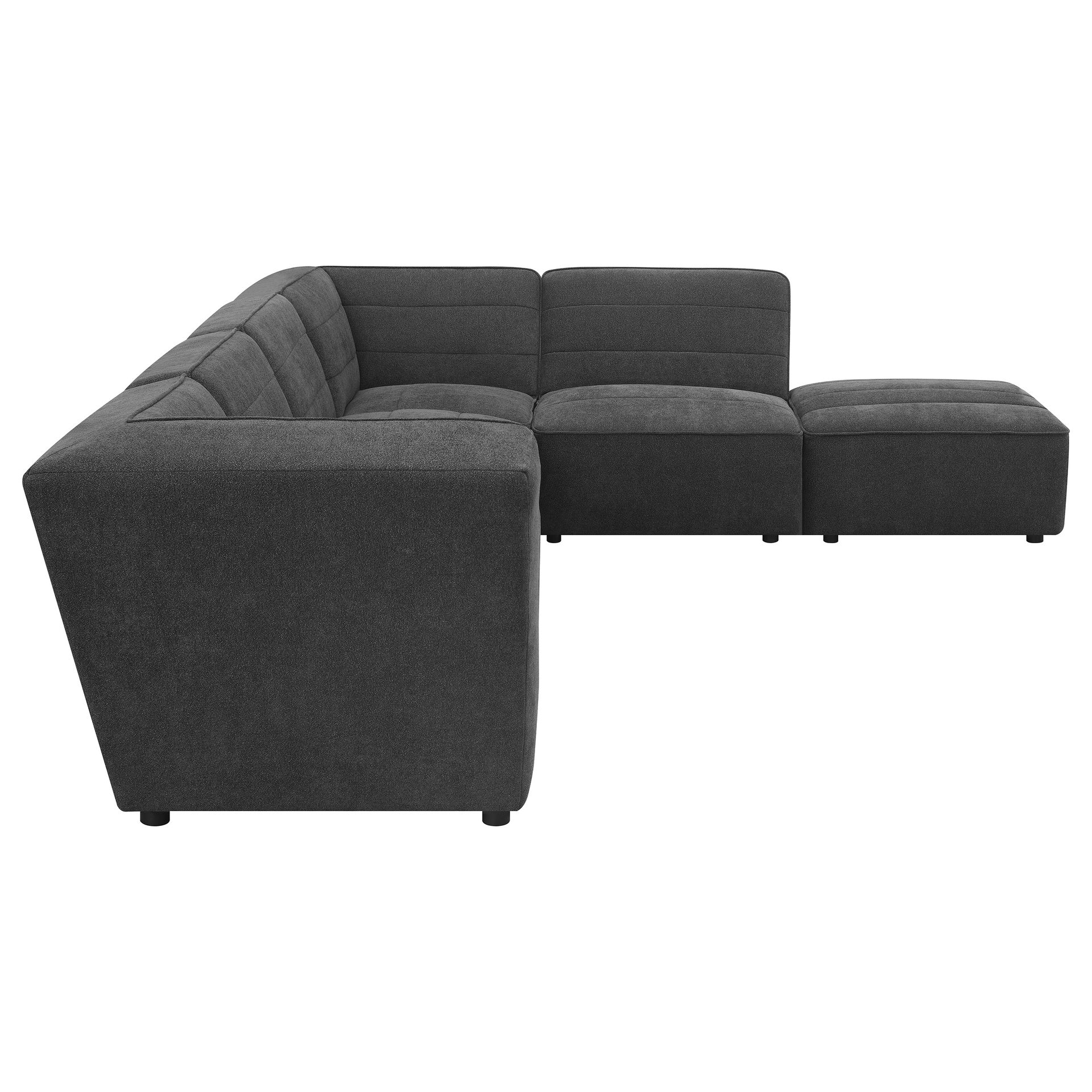Vincent Dark Charcoal 6-piece Modular Sectional