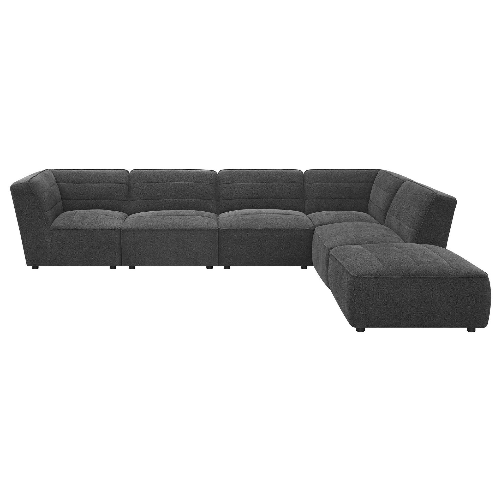 Vincent Dark Charcoal 6-piece Modular Sectional