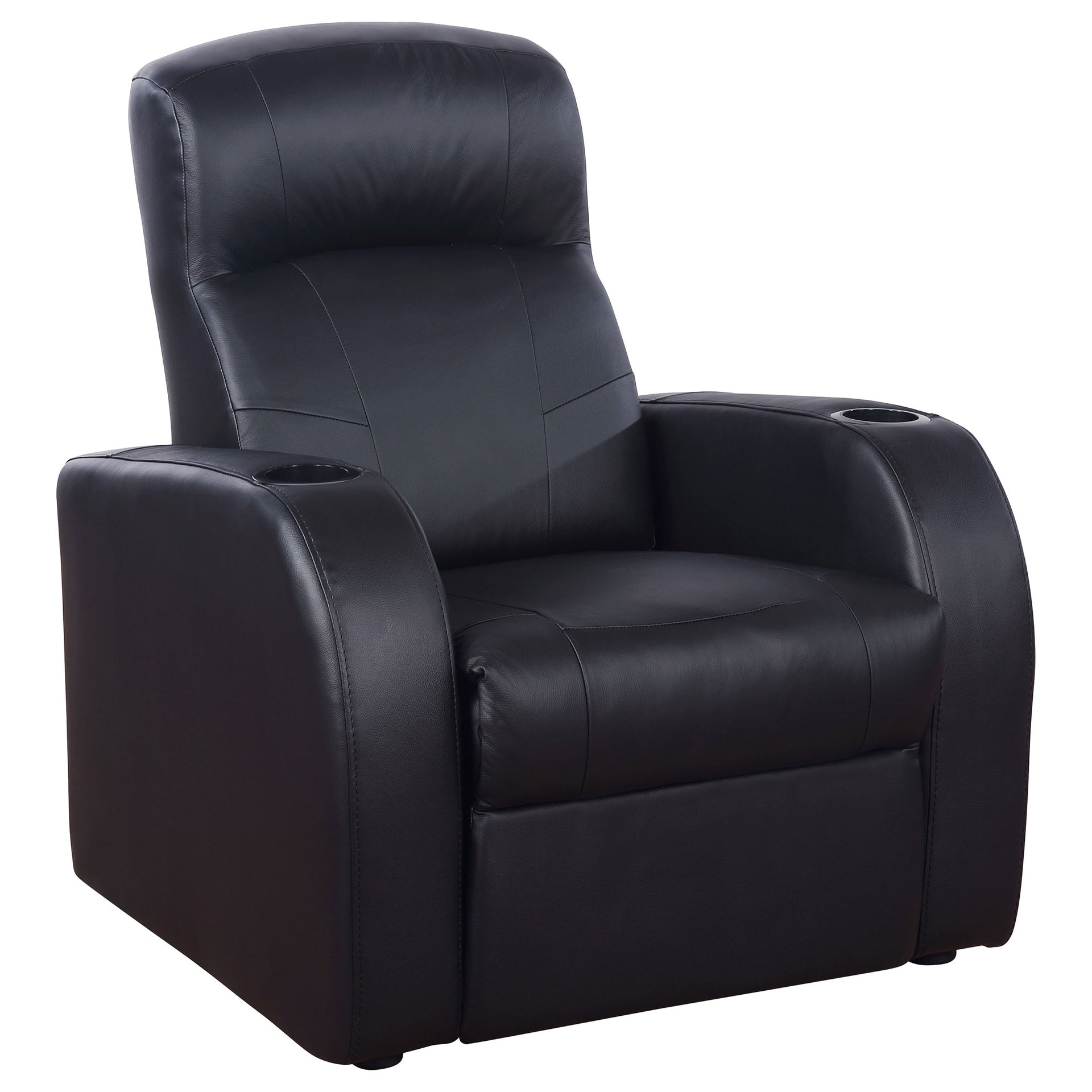 Greenfield Cyrus Black 4-seater Home Theater with Wedge Console