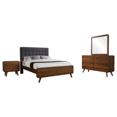 Roxbury Dark Walnut 4-piece Queen Bedroom Set