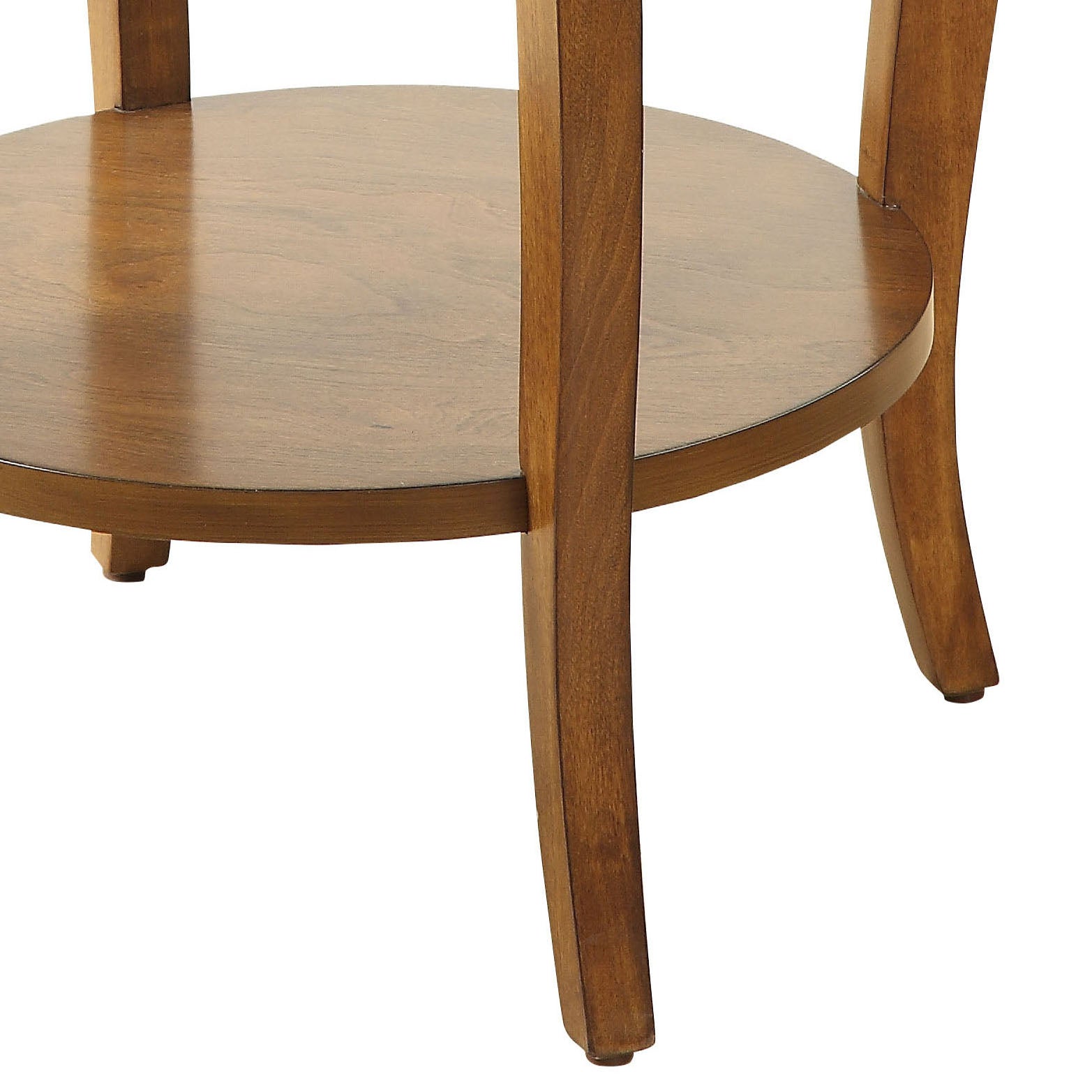 Walnut End Table with 1-Drawer