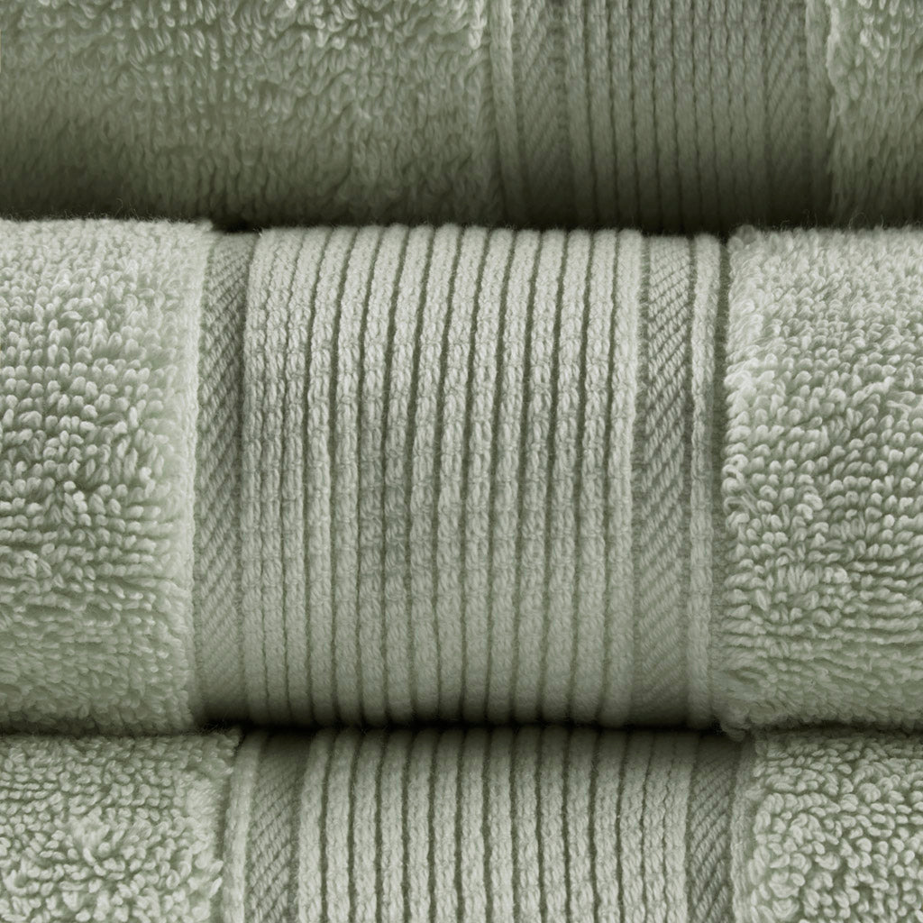 100% Cotton 8 Piece Antimicrobial Towel Set