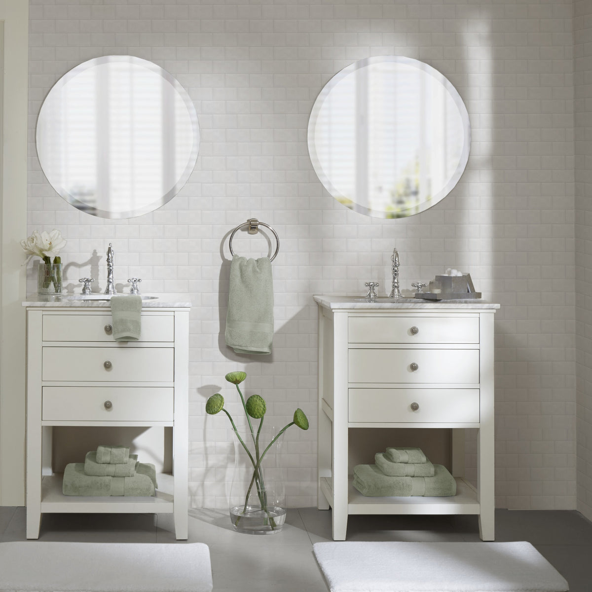 100% Cotton 8 Piece Antimicrobial Towel Set