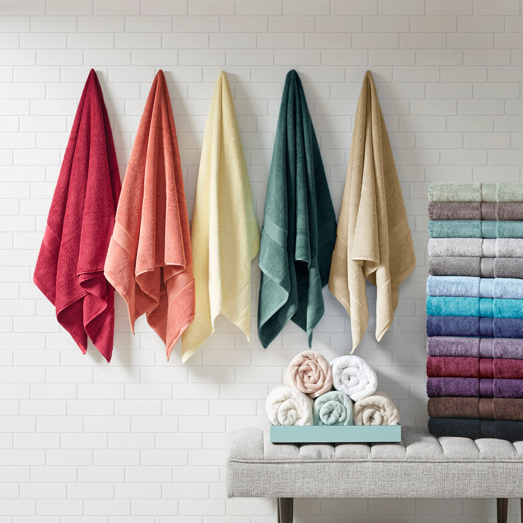 100% Cotton 8 Piece Antimicrobial Towel Set