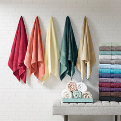 100% Cotton 8 Piece Antimicrobial Towel Set