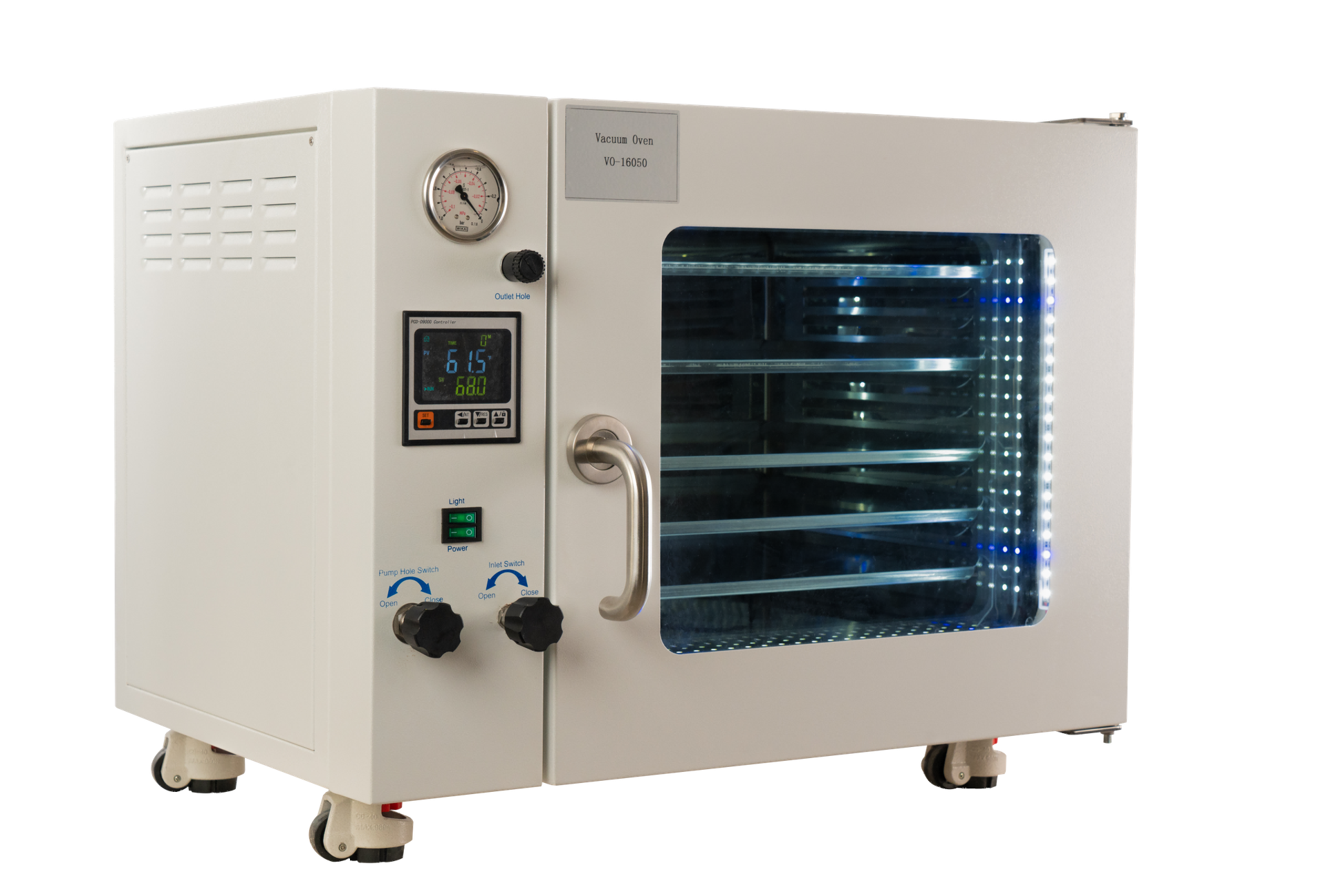 Vacuum Oven Lab Oven Laboratory Industrial Oven 110V 50/60Hz 850W 50L/1.9CF