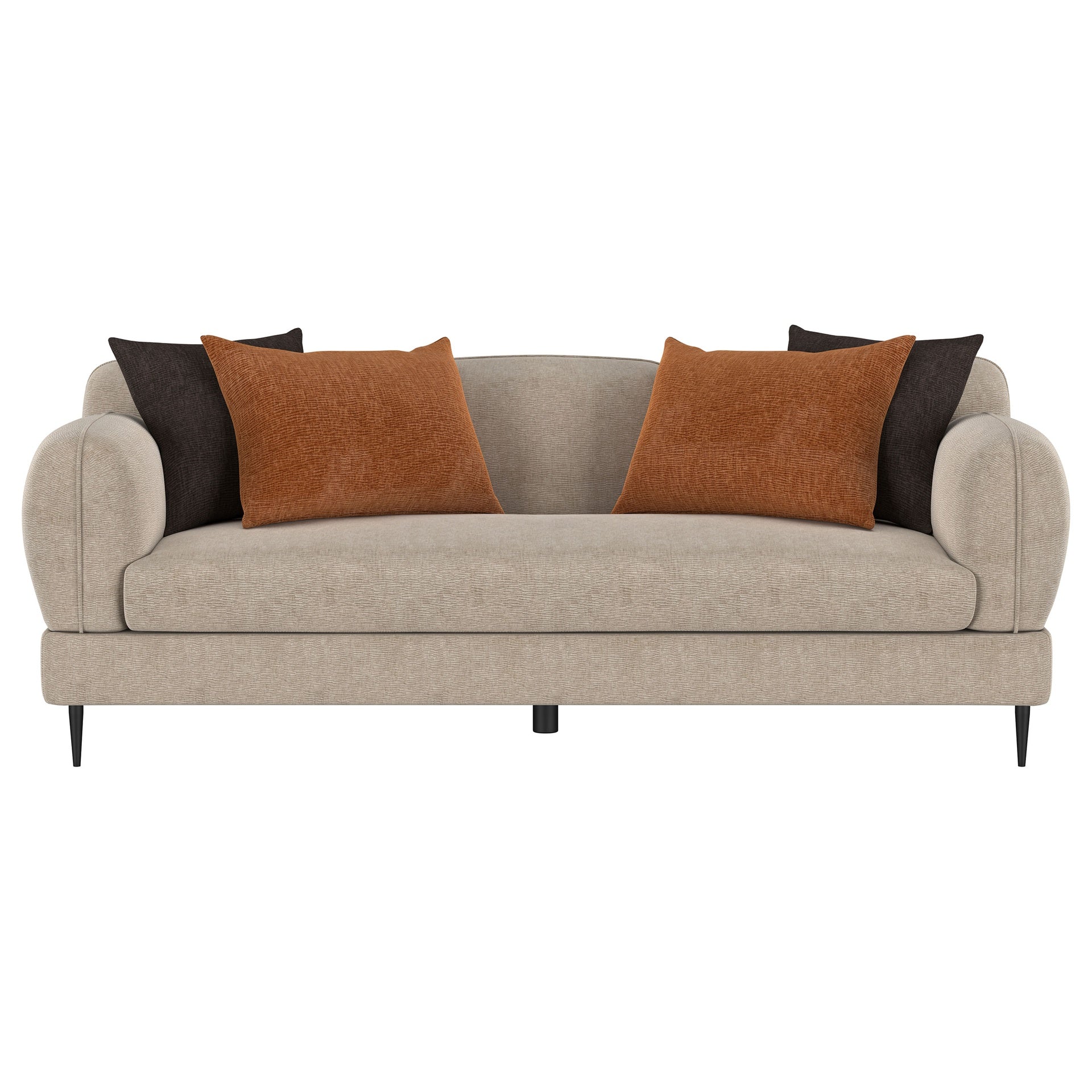 Repley Latte 2-piece Upholstered Sofa Set
