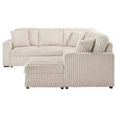 Thurston Camel Storage Sectional Sofa