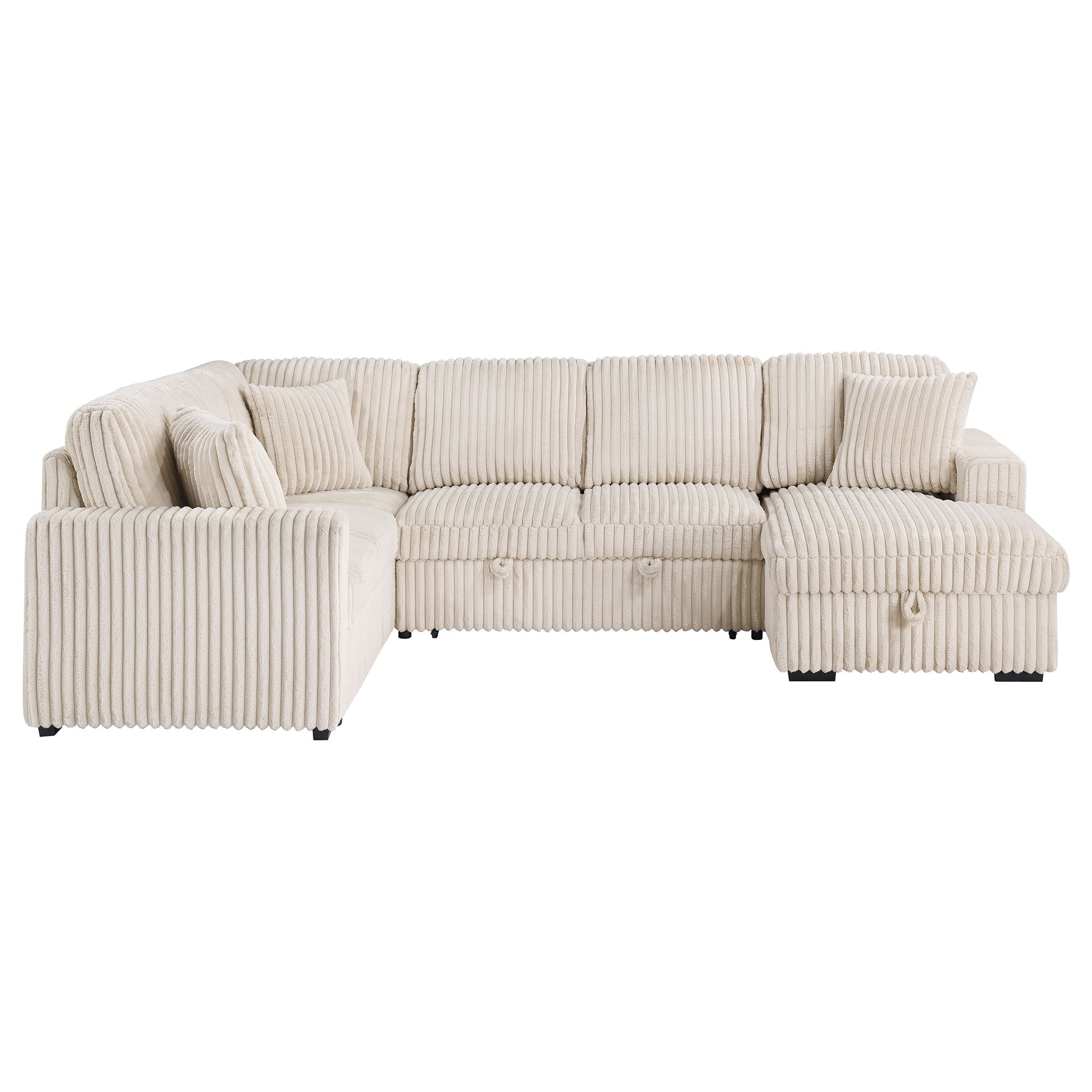 Thurston Camel Storage Sectional Sofa