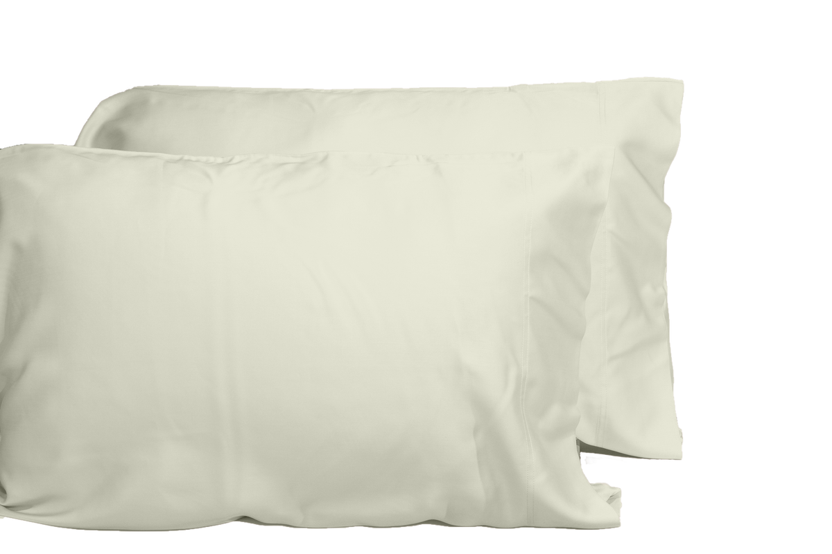 Luxurious Viscose from 100% Bamboo 2-Piece Pillowcase Set , Oeko-TEX Certified, King - Crème