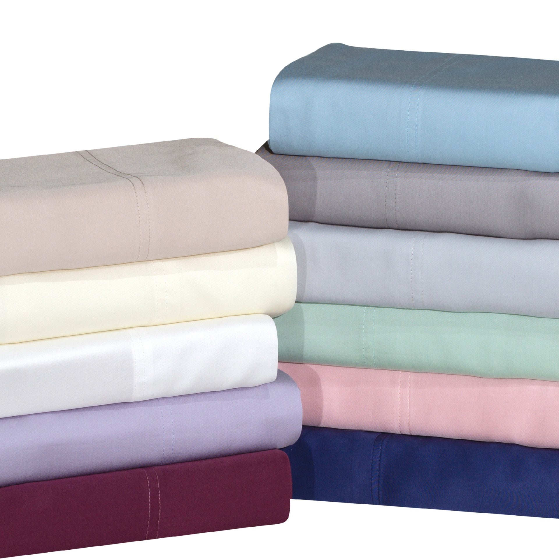Luxurious Viscose from 100% Bamboo 2-Piece Pillowcase Set , Oeko-TEX Certified, King - Crème