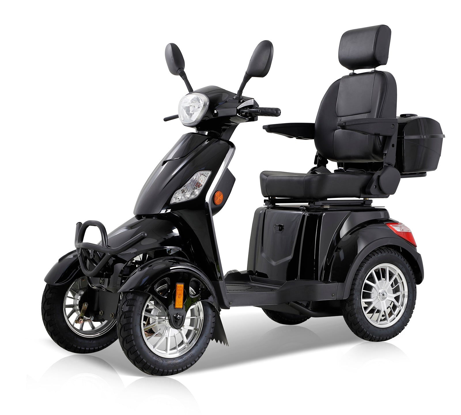 Mobility Scooters for Seniors  500lbs Capacity  800W All Terrain Electric Powered Mobility Cart   Heavy Duty Mobility Scooter