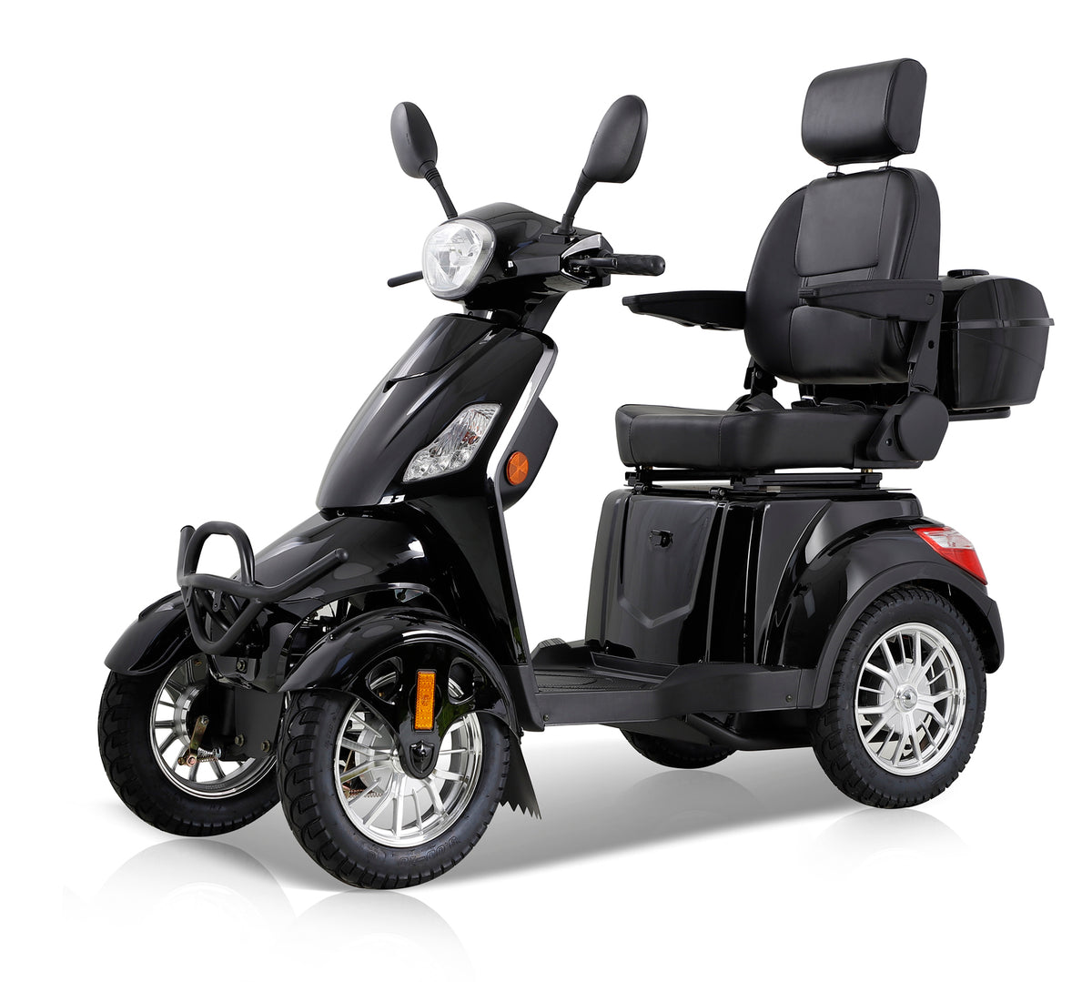 Mobility Scooters for Seniors  500lbs Capacity  800W All Terrain Electric Powered Mobility Cart   Heavy Duty Mobility Scooter