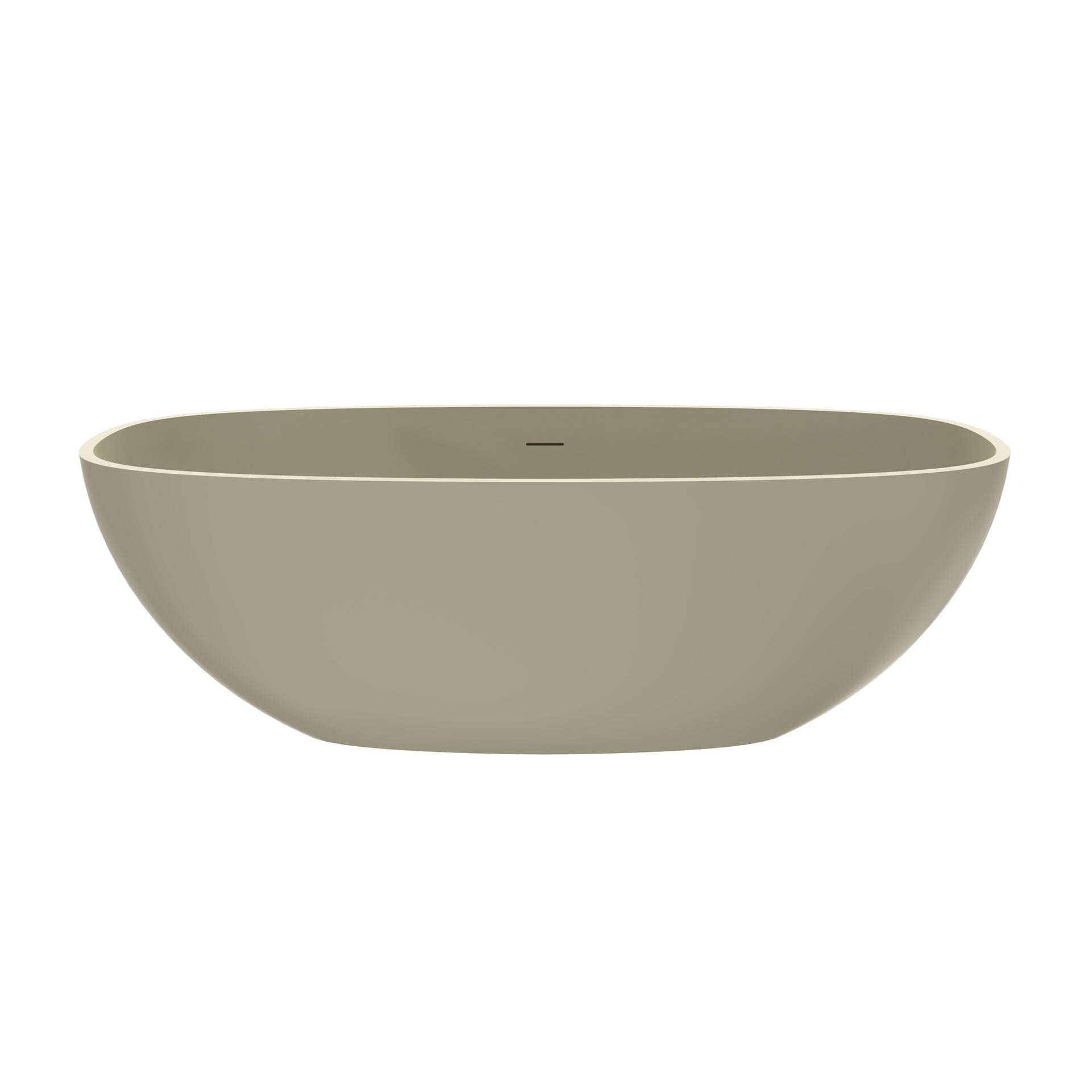 66.9 inch freestanding solid surface soaking bathtub for bathroom