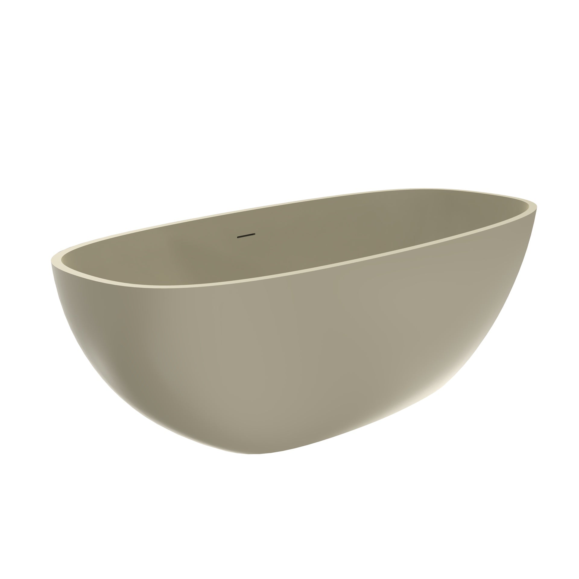 66.9 inch freestanding solid surface soaking bathtub for bathroom