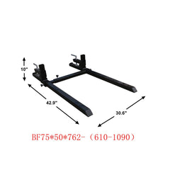 1500lb Capacity Clamp on Pallet Forks for Tractor Skid Steer Loader