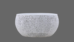 T3502-32 Round Coffee Table in White  same as B009140729 (CA inventory)