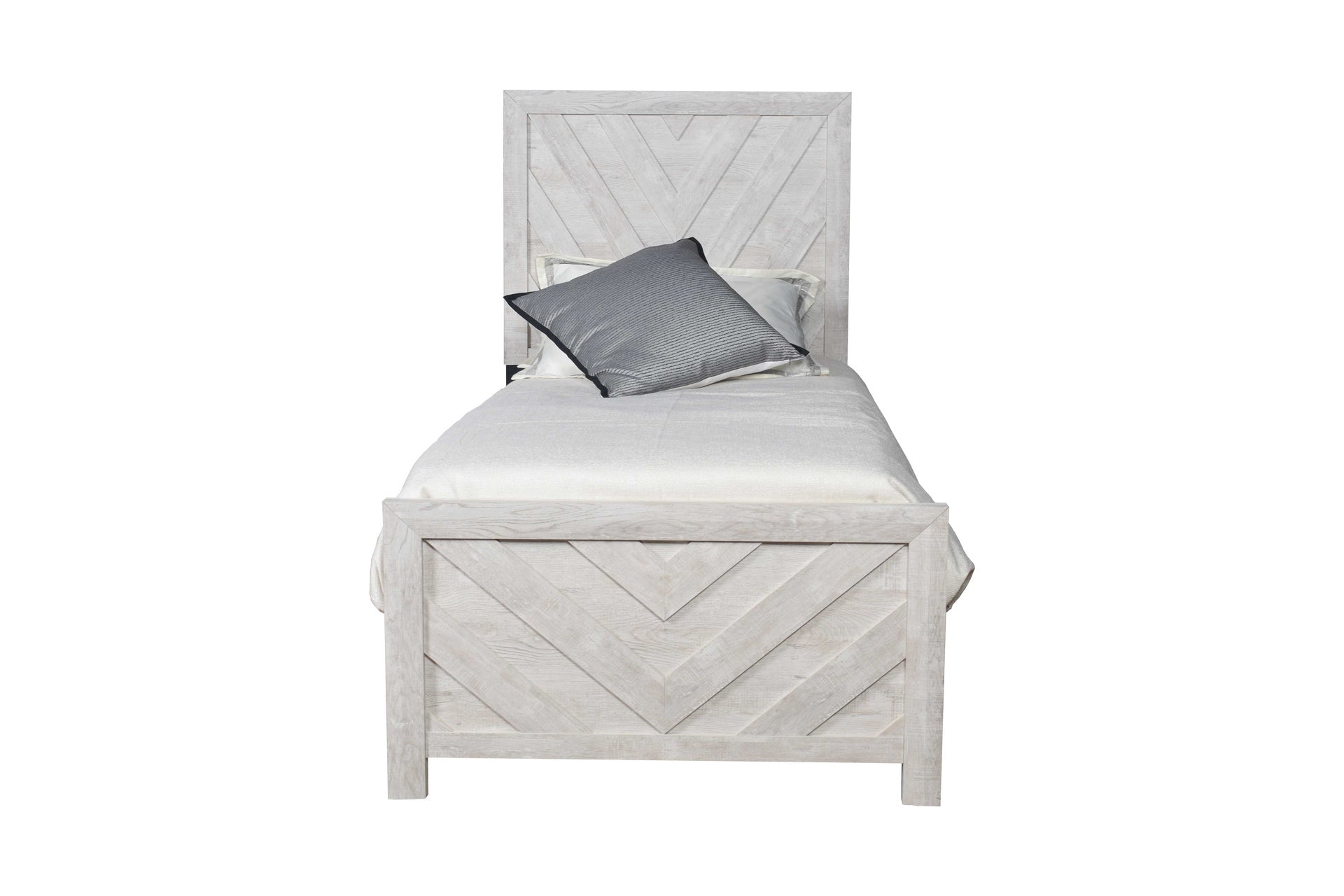 DENVER Modern Style Twin Bed Made with Wood in Natural (CA INVENTORY)