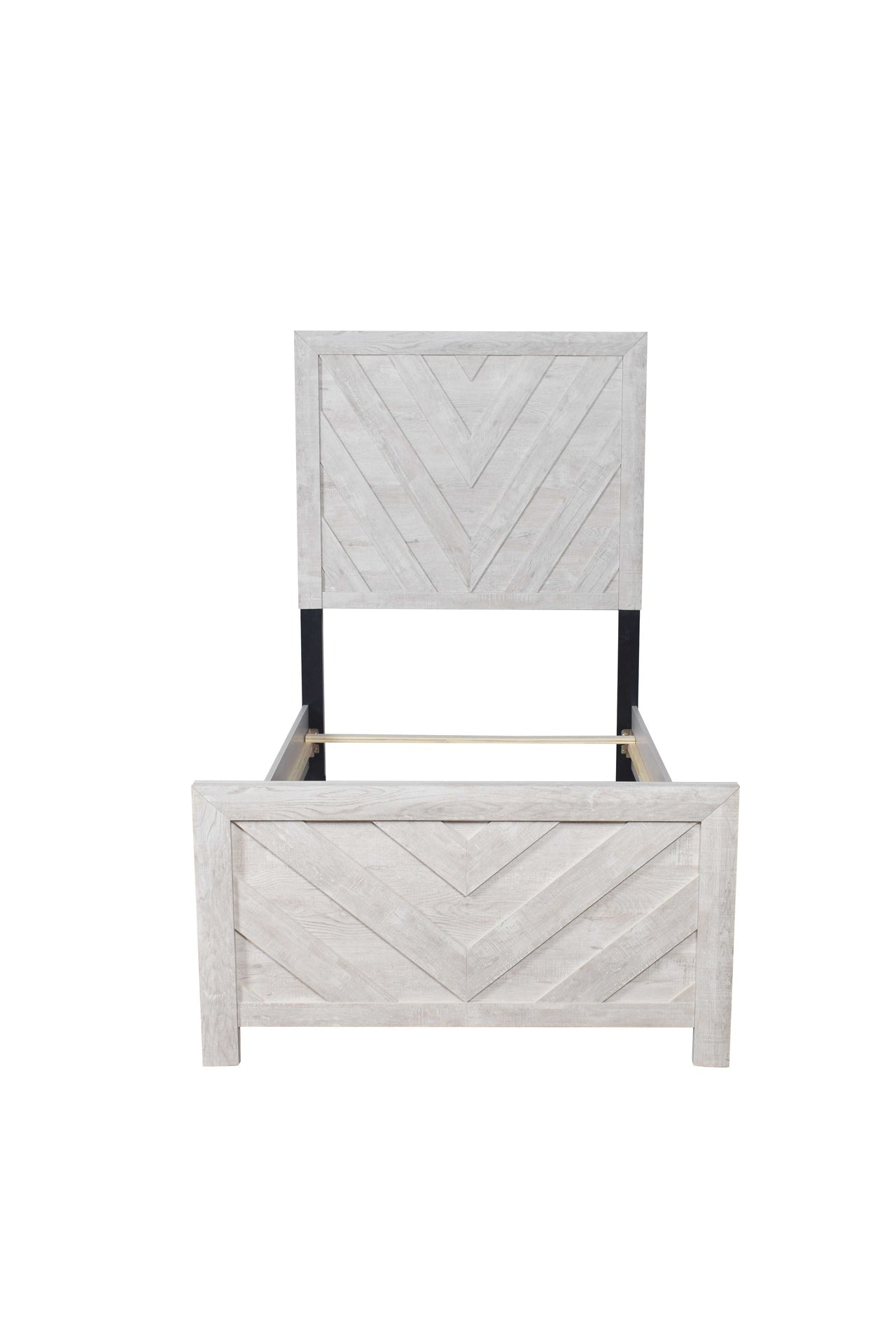 DENVER Modern Style Twin Bed Made with Wood in Natural (CA INVENTORY)