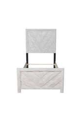 DENVER Modern Style Twin Bed Made with Wood in Natural (CA INVENTORY)
