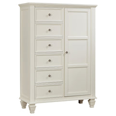 Vallauris Cream White 8-drawer Chest