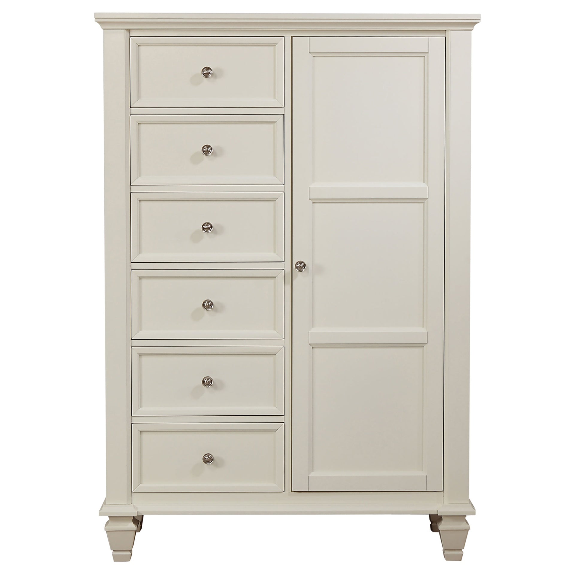 Vallauris Cream White 8-drawer Chest
