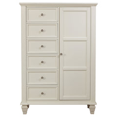 Vallauris Cream White 8-drawer Chest