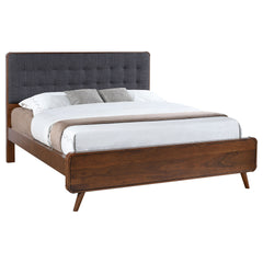 Carson Carrington Dark Walnut California King Platform Bed