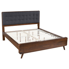 Carson Carrington Dark Walnut California King Platform Bed