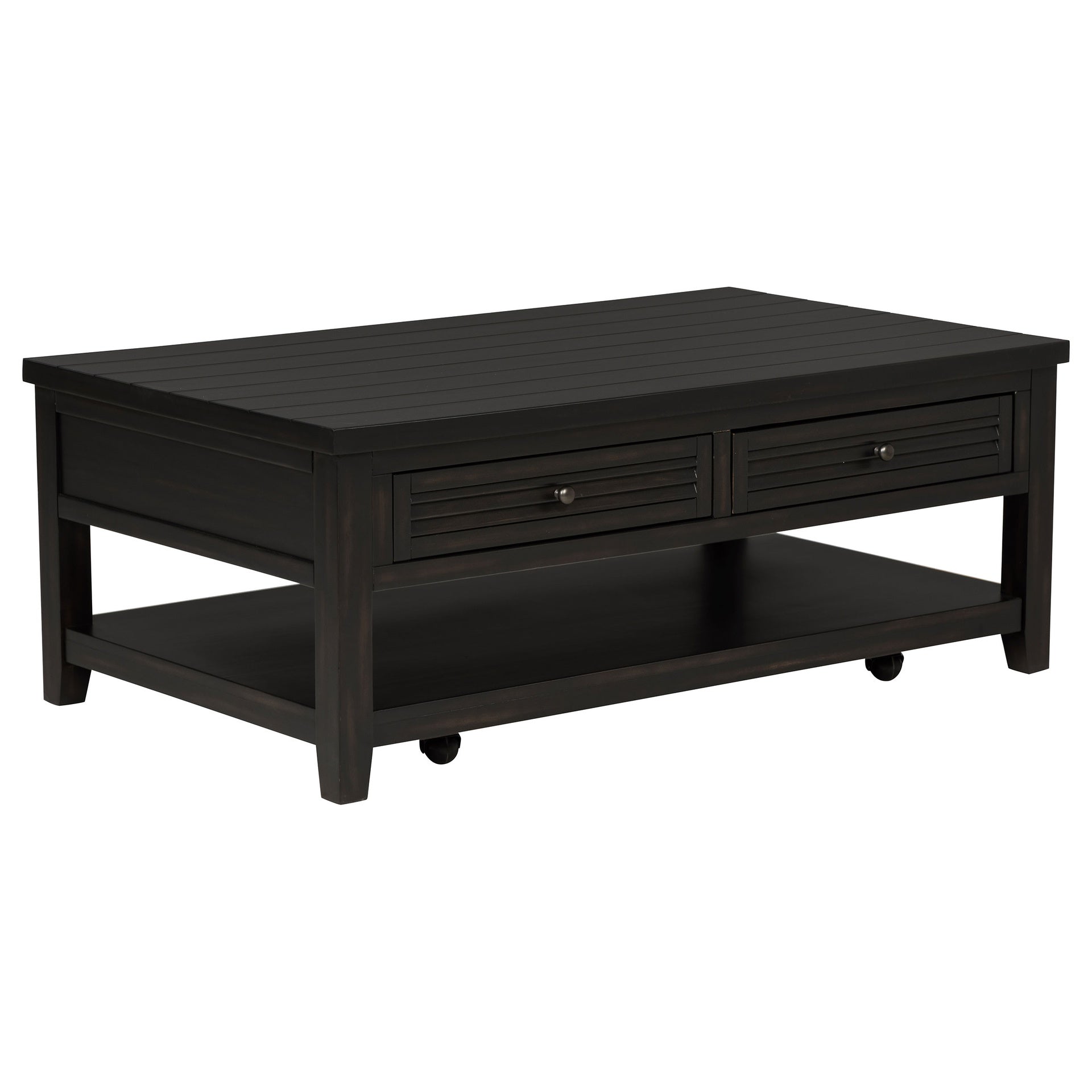 Sutter Distressed Java 2-piece Coffee and End Table Set