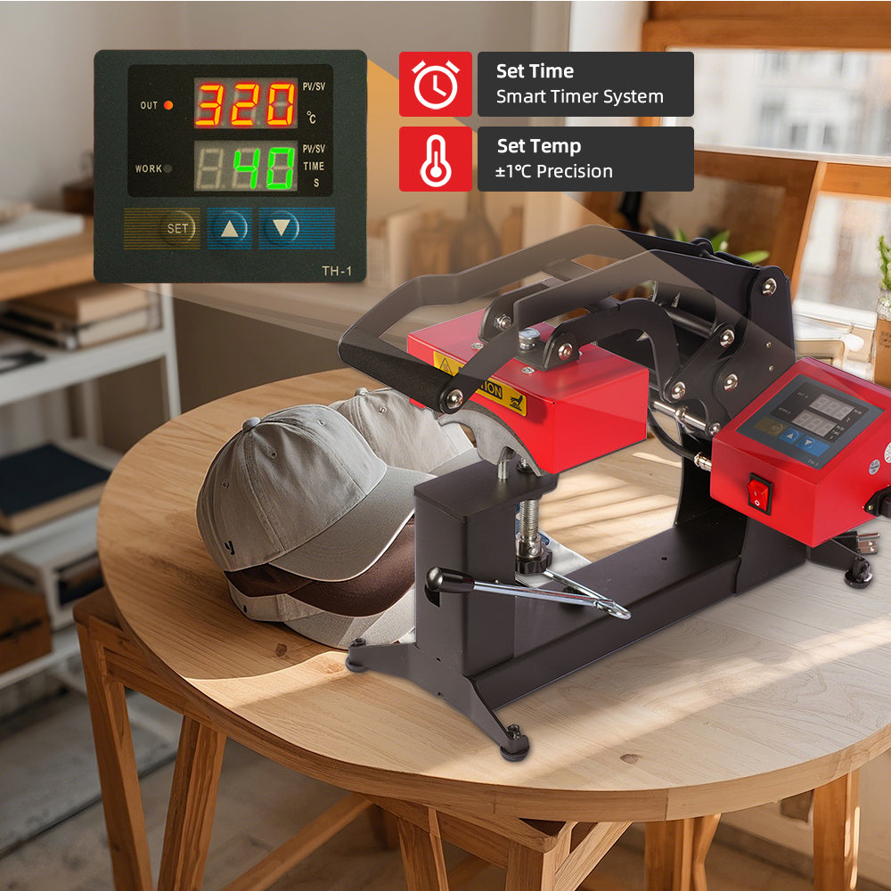 3 in 1 Combo Heat Press Machine for Cap,Label,Cup