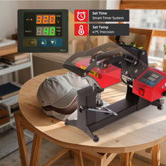 3 in 1 Combo Heat Press Machine for Cap,Label,Cup