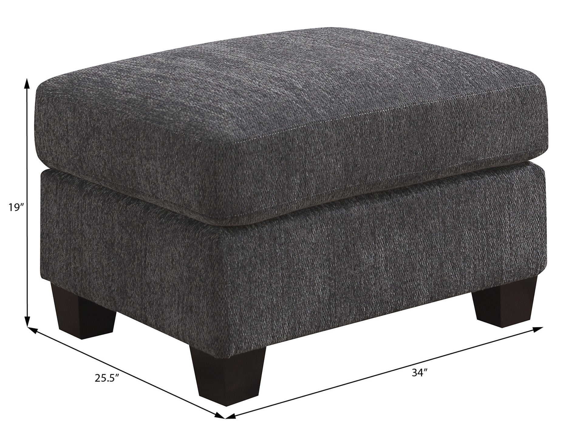 Gray Ottoman