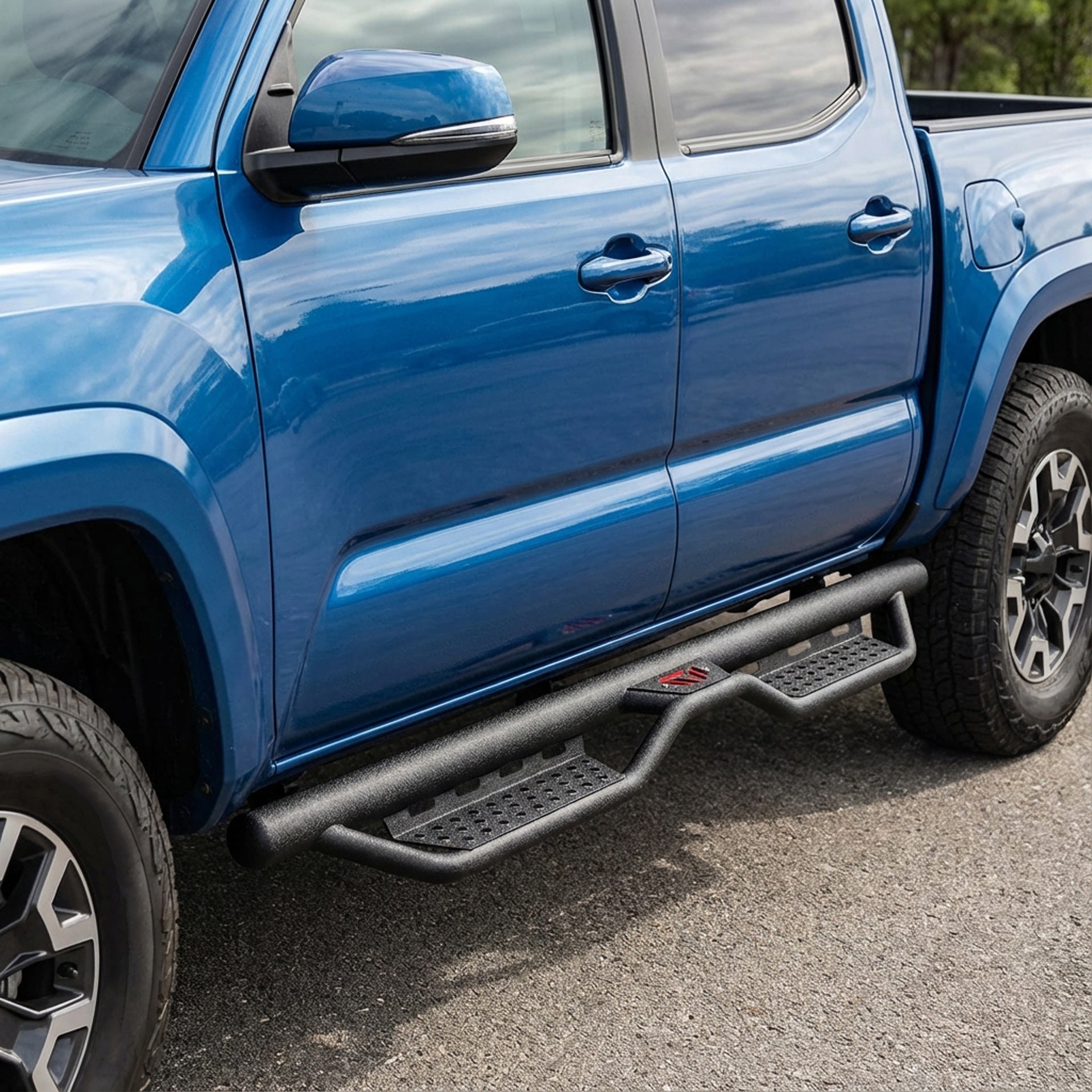 Running Boards For 2005-2023 Toyota Tacoma 4 Doors Double Cab Side Steps Bars