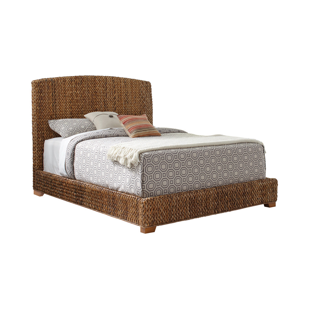Holden Rustic Brown and Natural California King Bed