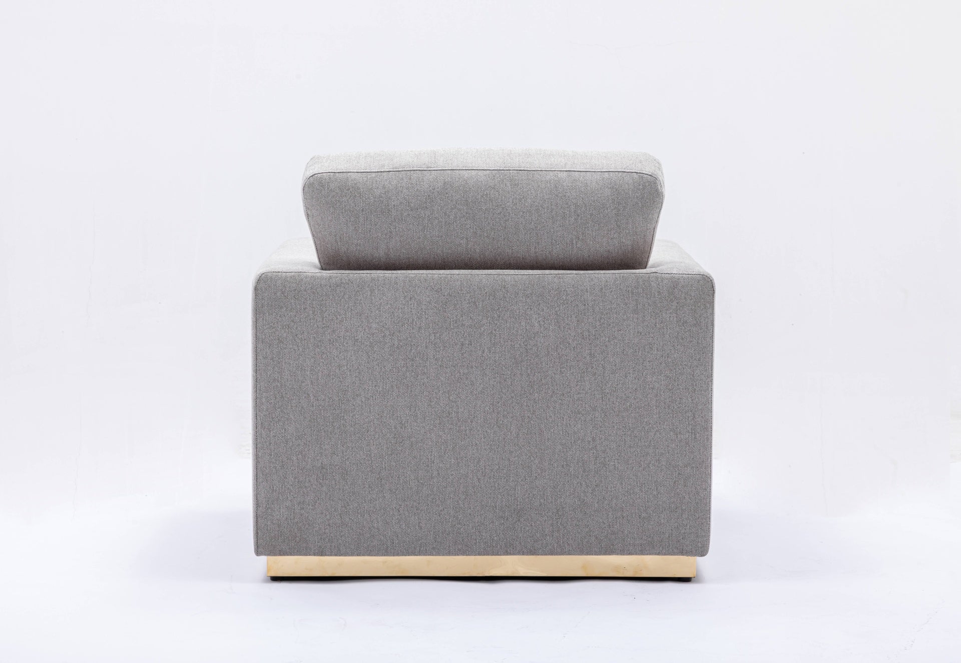 Valin Gray Linen Chair for Living Room, Meeting Room and Small Apartment