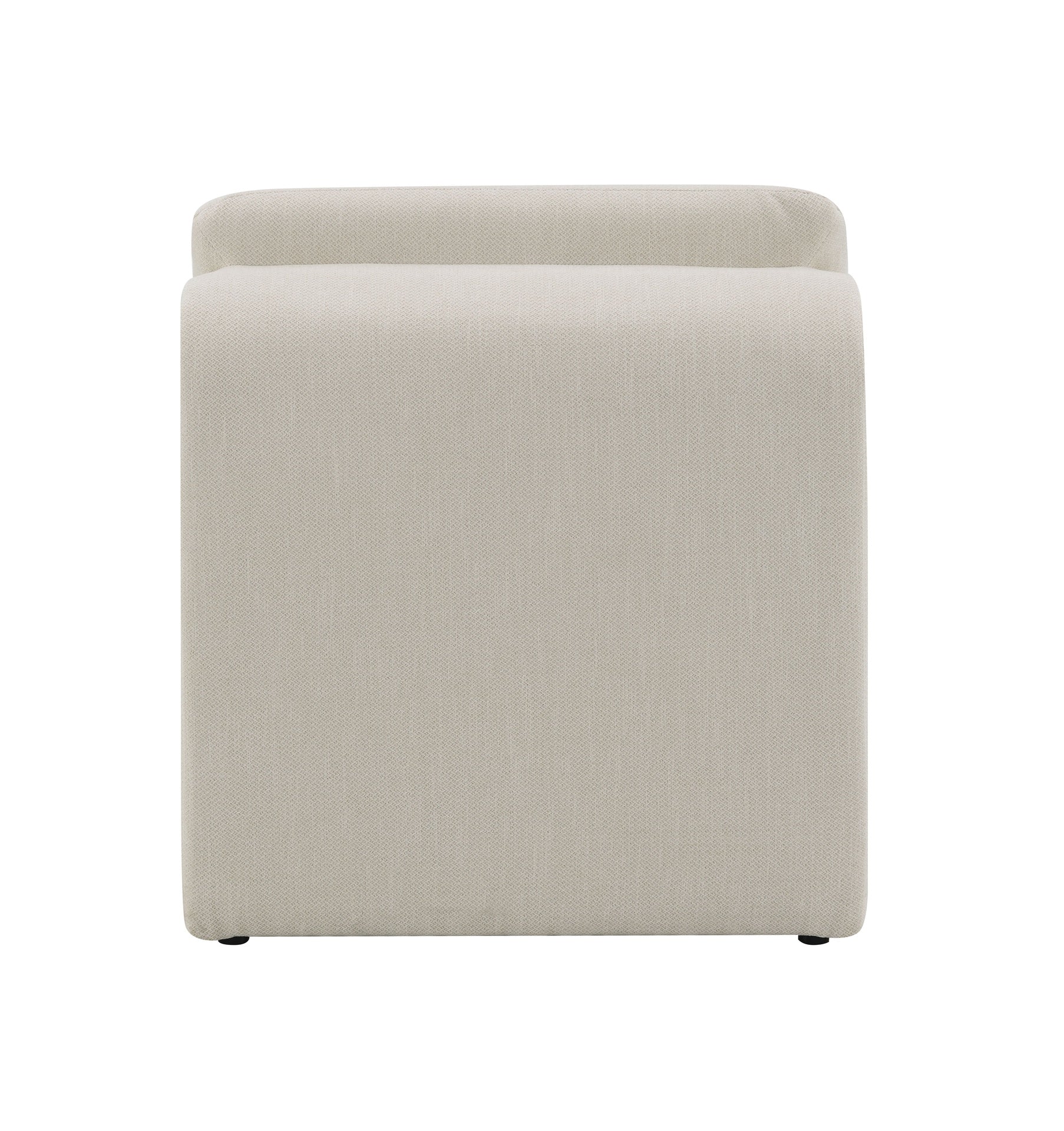 Innovative Elegance Jaeda Accent Chair in Curved Shape