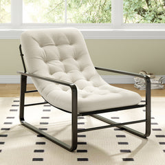 Accent Chair, Sherpa Arm Chair for Living Room, Mid Century Modern Accent Chairs, Boucle Reading Bedroom Chair