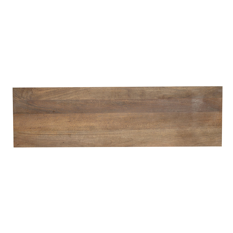 55x16x22.5" Tv Cabinet With Recycle Wood 2 Door
